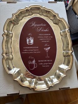 Silver tray