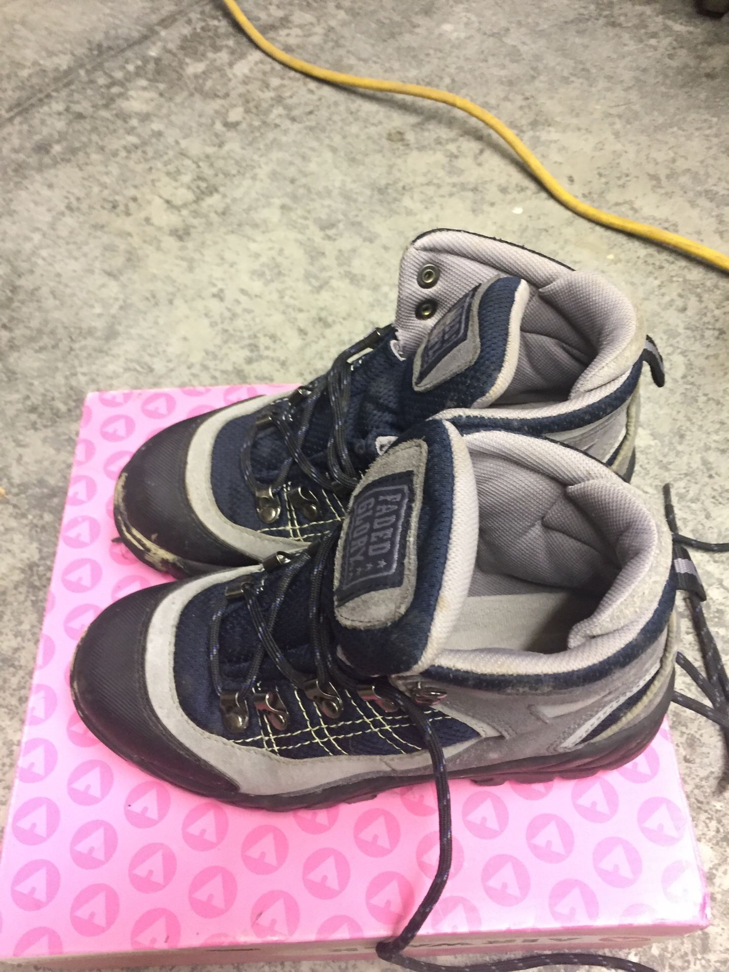 Hiking boots.