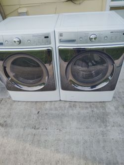Washer and dryer electric