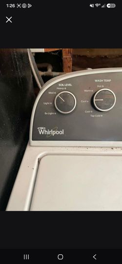 Whirlpool washer