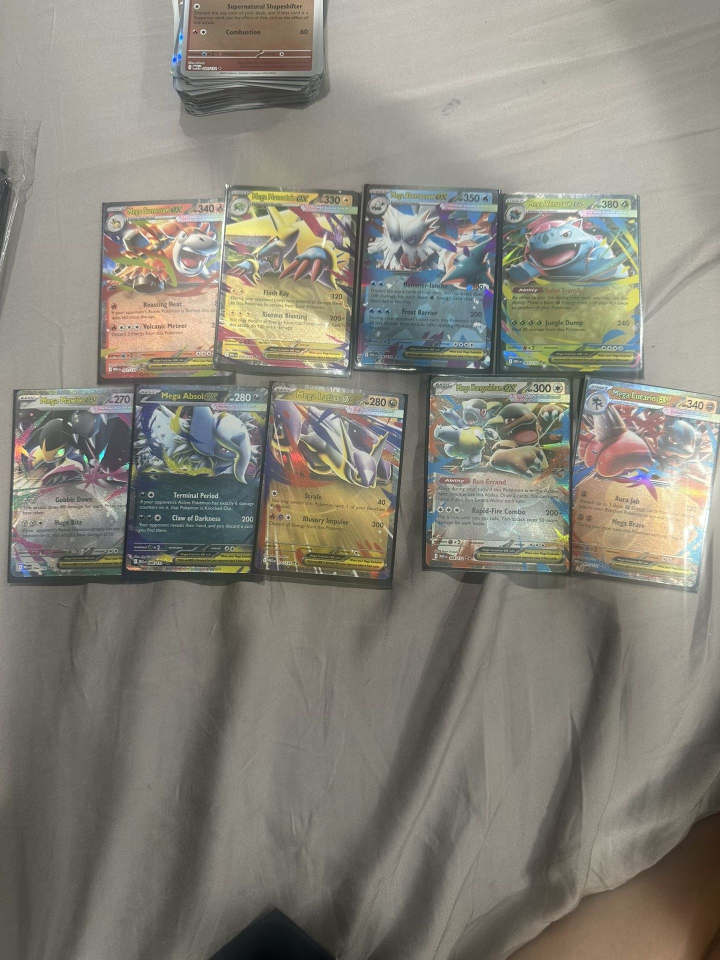 Mega Evolutions Ex Lot