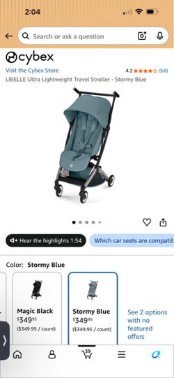 New Cybex Libelle Ultra Lightweight Travel Stroller