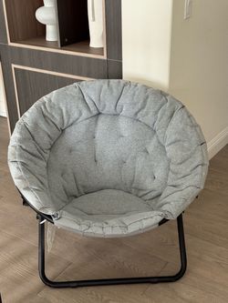 Oversized saucer chair foldable（new）