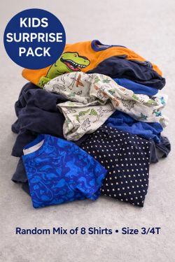 Boys Grab Bag (8) Shirts Size 3/4T