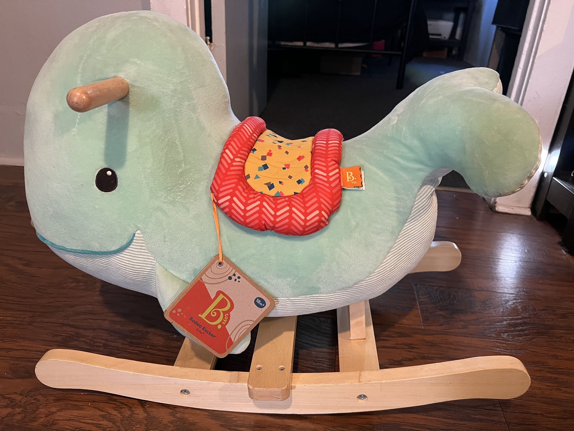 Whale Rodeo Rocking Chair