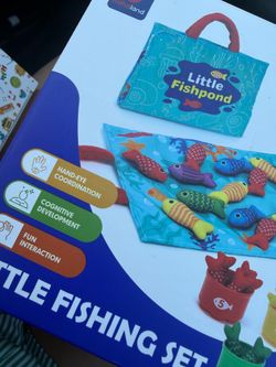 Little fishing set learning toys