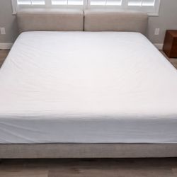 Queen Bed Frame + Mattress – $400 