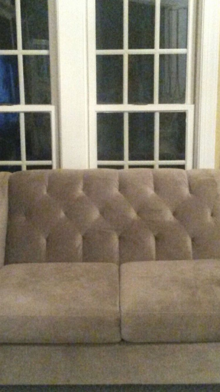 New Beautiful Solid Gray Couch