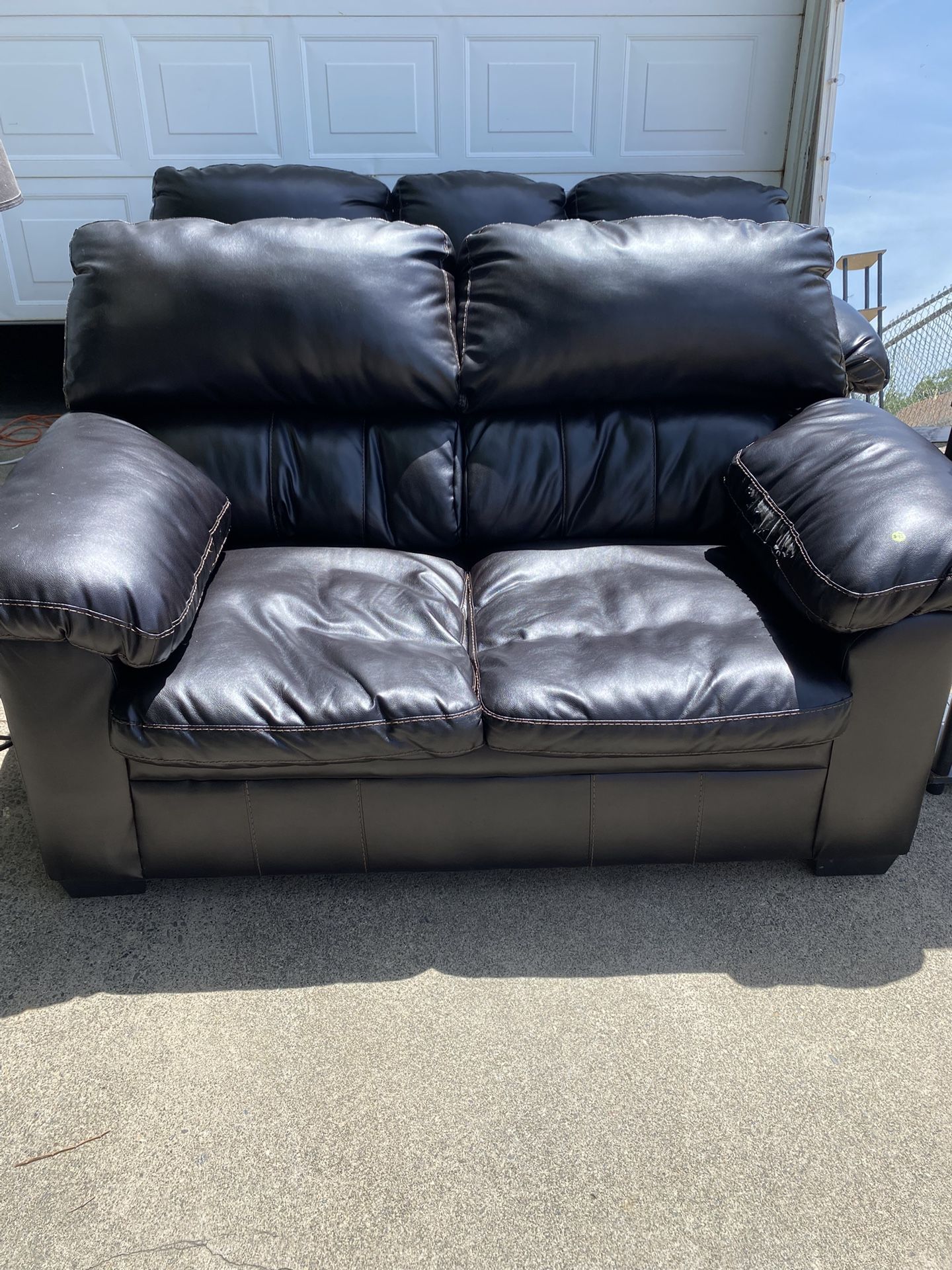 Love Seat Leather Couch