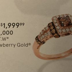 Le Vian Chocolate Diamond Engagement  Ring 