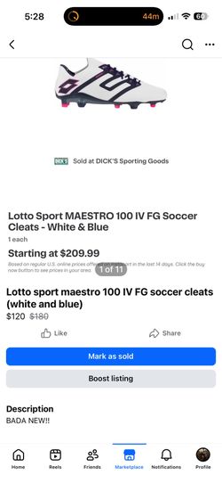 Lotto sport Maestro 100 soccer cleats