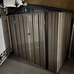 Storage Shed - 6’ Wide x 4’ Deep x 5’ Tall - Must Pickup & Disassemble 