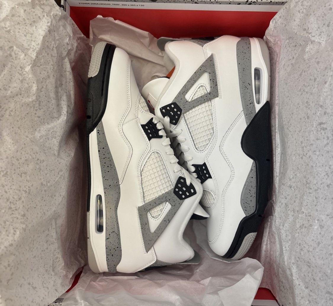 Jordan 4 White Cement Size 11.5 Brand New