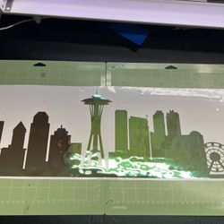 Seattle Decals  Big 24inch Holographic 