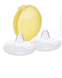 Medela  - Clear, Pack of 2, 20mm + Case