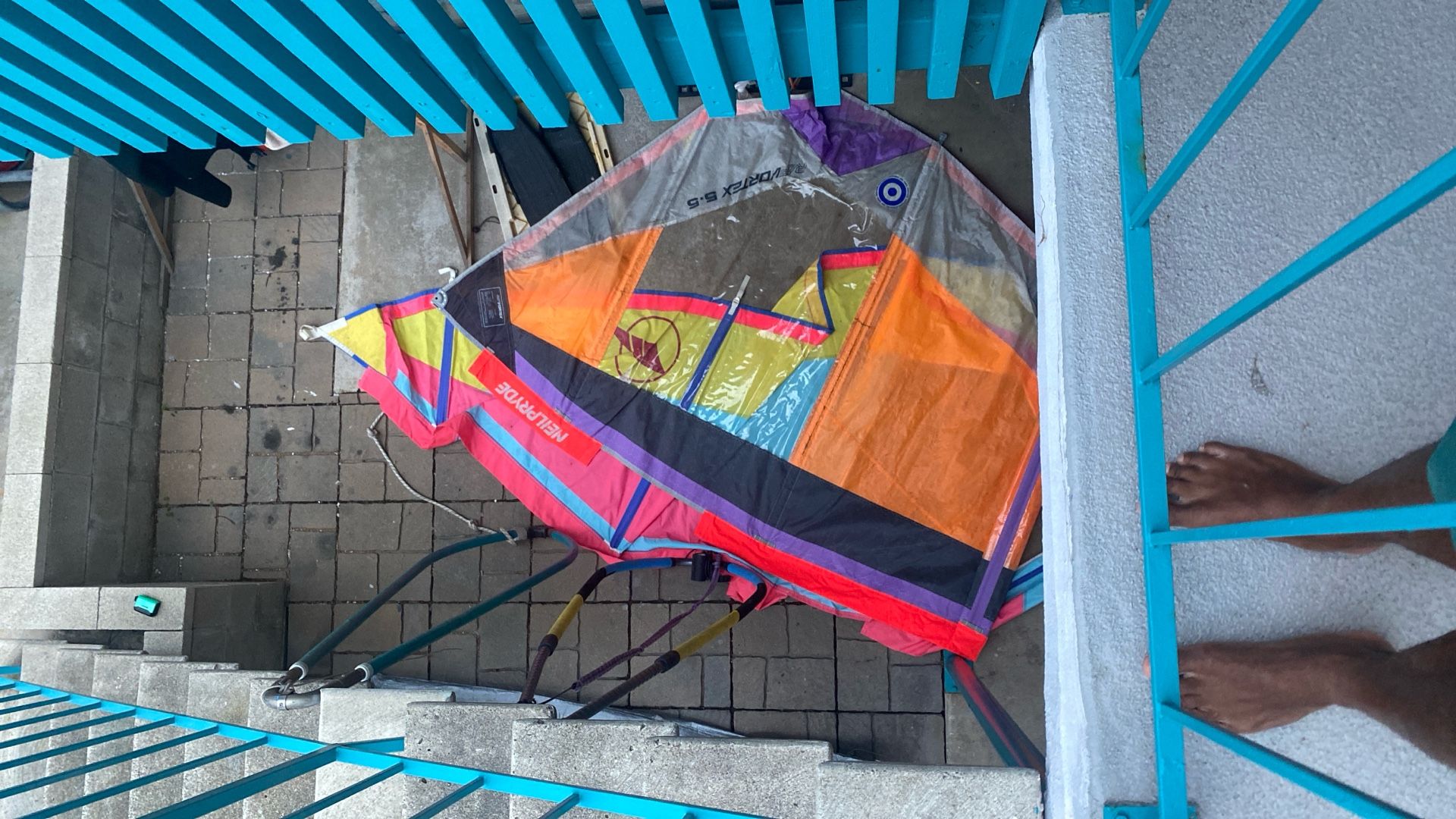 Wind Surfing Sail (2 For 1) “2 Sail + 2Wishbone”