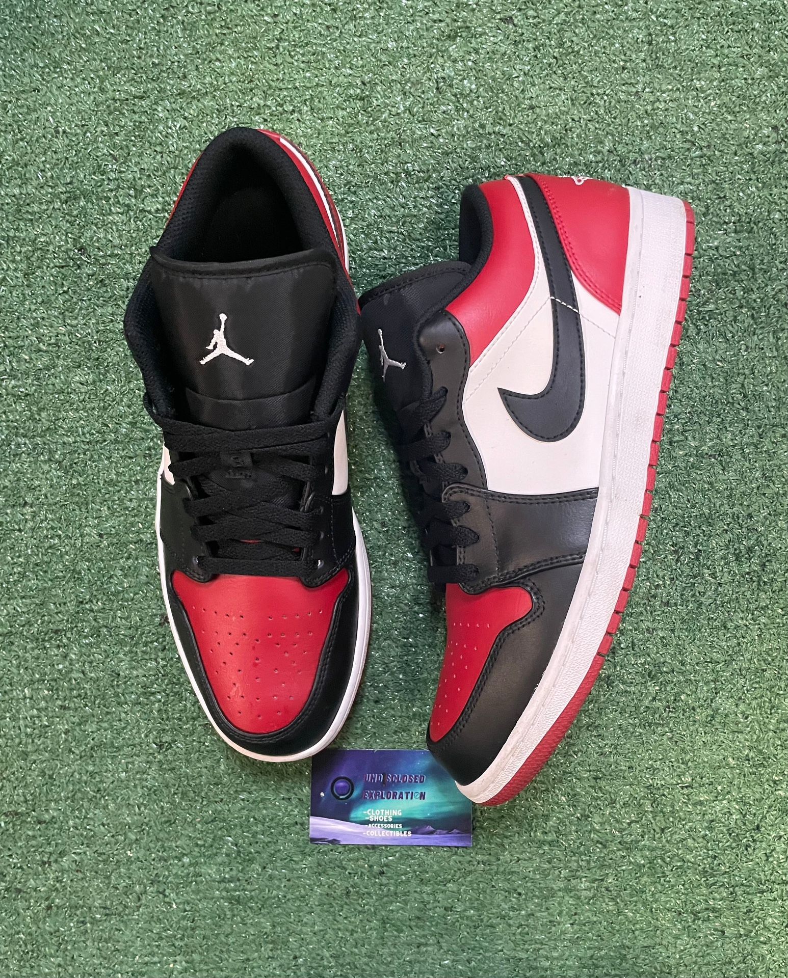 Air Jordan 1 Low bred toe size 12men/13.5women