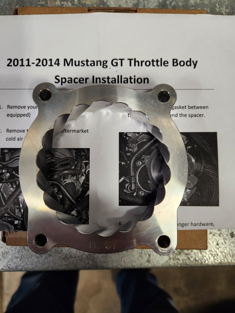 2011 - 2014 Mustang GT Throttle Body Spacer
