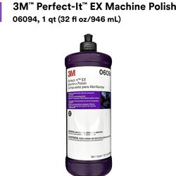 3M™ Perfect-It™ EX Machine Polish 06094, 1 qt (32 fl oz/946 mL)