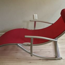 Foldable Aluminum Patio Beach Pool Chaise Lounge Chair Outdoor two available