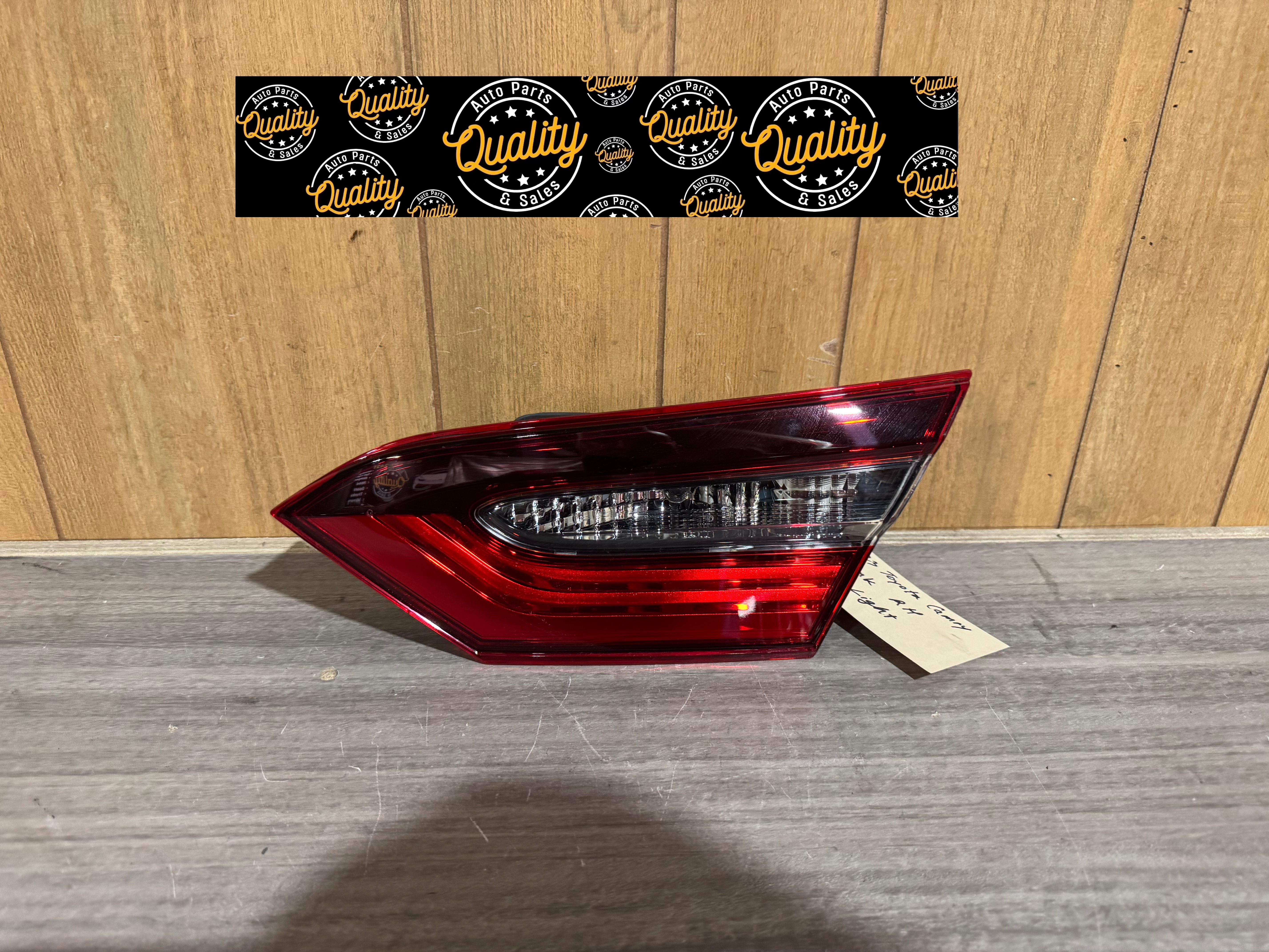 2018 2019 2020 2021 2022 2023 Toyota Camry Trunk Passenger Side Right Side Tail Light