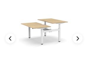 Workrite Ergonomics 2-Person Electric Sit-Stand Workstation – AMQ (4 desks available)