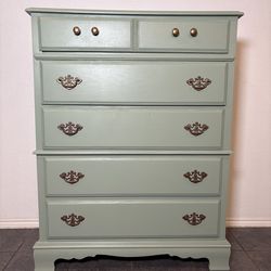 Bassett Tall Boy Chest of Drawers