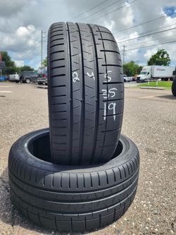 245/35/19 pirelli p-zero corsa used tires