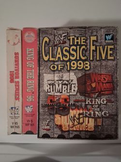 Wwf vhs lot
