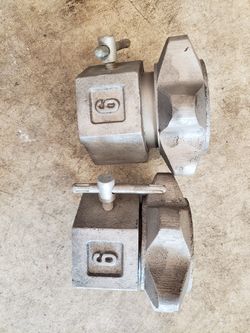 Olympic barbell clamps