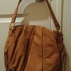 Cognac Leather Purse 