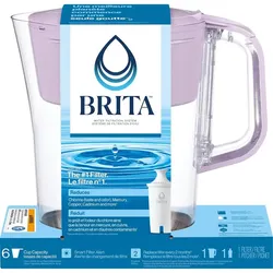 Brita 6-cup water filtration pitcher.