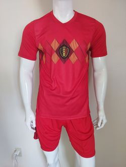 15 Adult Belgium Full Soccer Uniforms-Uniformes De Futbol
