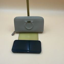 Authentic Salvatore Ferragamo Zippy Wallet