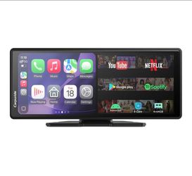 CARPURIDE W903Plus Wireless CarPlay & Android Auto 4+64 GB, 9.3" HD IPS Touch CarPlay Screen for Car, Online and Offline GPS, G00GLE Play, Mirror Link