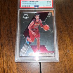 Darius Garland Panini Mosaic Base PSA 9