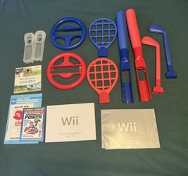 Nintendo Wii Sports Accessories and Manuals