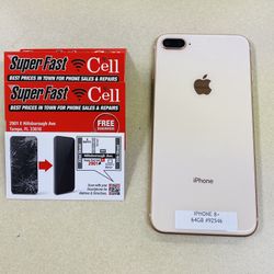 🔥⌚️⌚️iPhone 8 Plus 64gb Factory Unlocked With Warranty 
