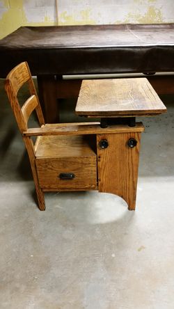 Antique school desk