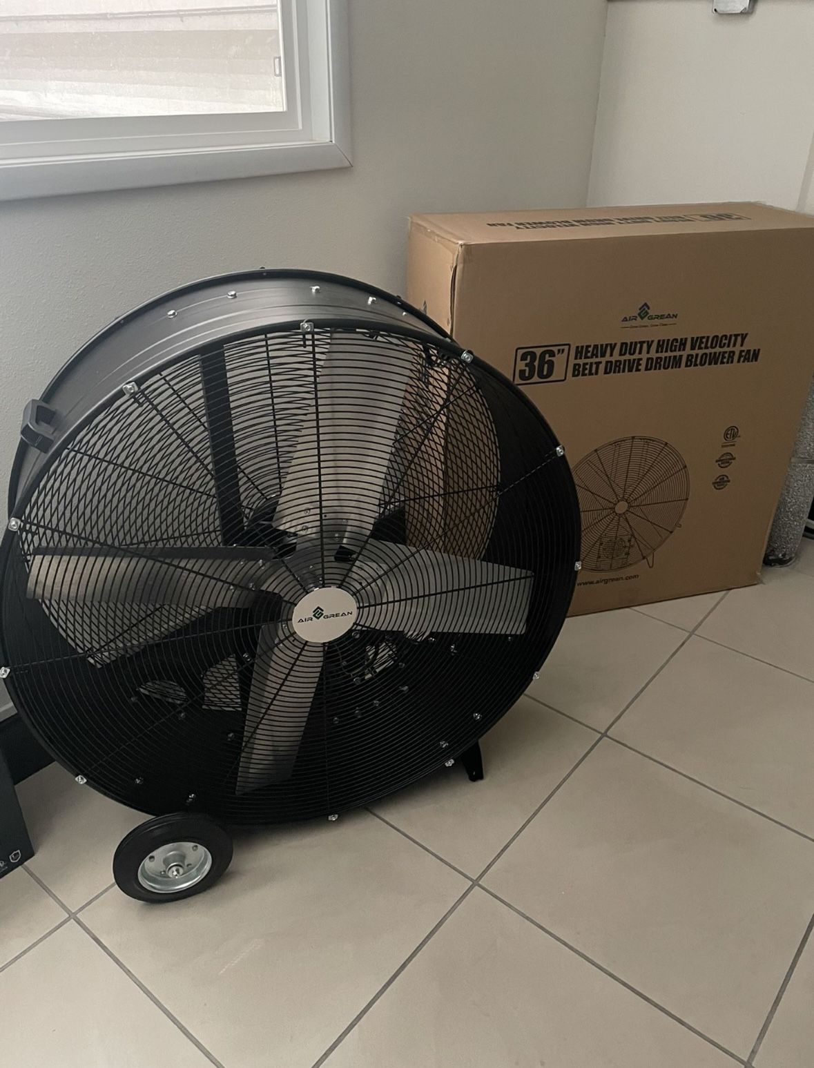 Brand New 36 Inch Drum Fan