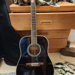 Ad60s Bk Alvarez Acoustic Guitar