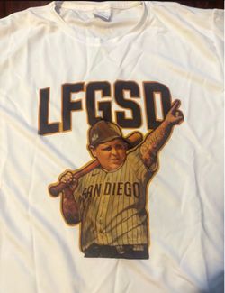 LFGSD San Diego Padres Graphic T-Shirt size L adult