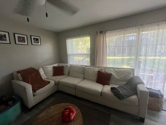 Large White Sectional Sofa