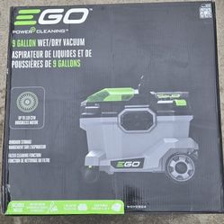EGO 9-Gallon 5 HP Cordless Shop Vacuum with 5ah battery/charger...NEW $350 FIRM 