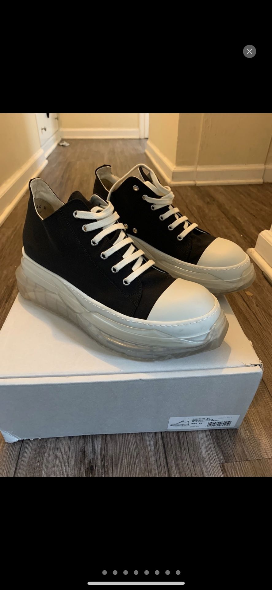 Rick Owens Abstract Ramones Size 44