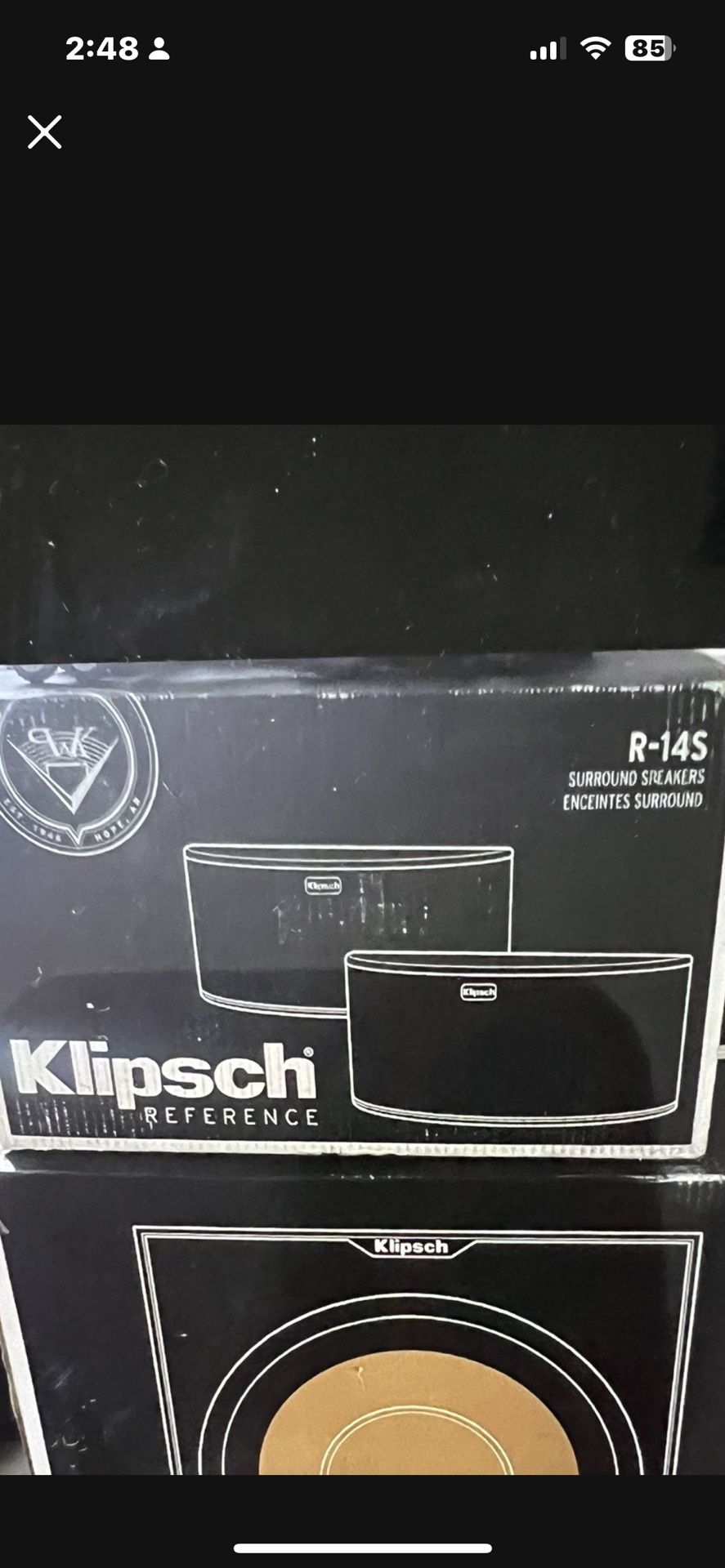 Klipsch R 14S New & Sealed