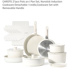 21pcs Carote Cookware Set