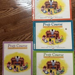 Alfred Basic Piano Library Prep A,B,C,D