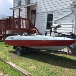Bayliner Rebuilt Into Bass Boat with Trailer