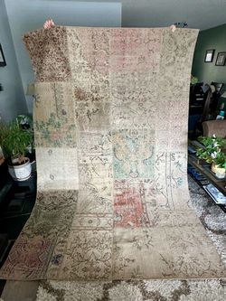 Turkish-style Patchwork Area Rug